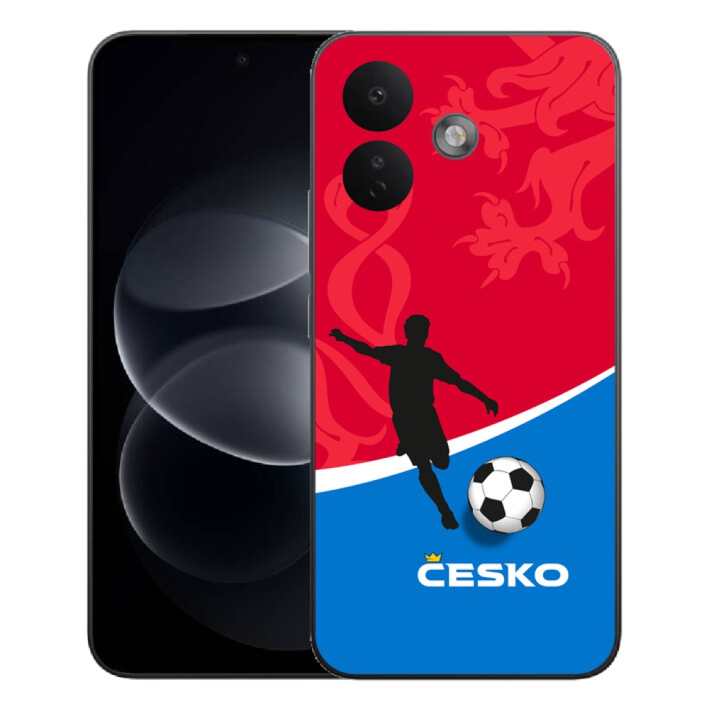 Gélový kryt mmCase na Xiaomi Redmi Note 17 Pro 5G - futbal Česko