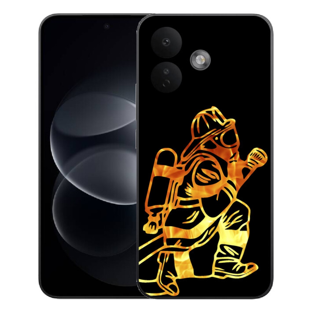 Gélový kryt mmCase na Xiaomi Redmi Note 17 Pro 5G - hasič 1