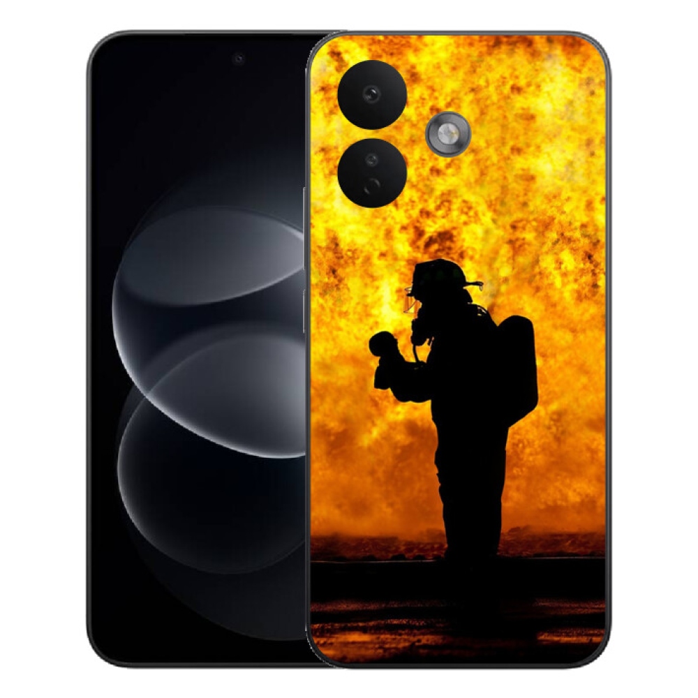 Gélový kryt mmCase na Xiaomi Redmi Note 17 Pro 5G - hasič