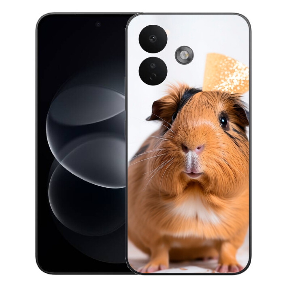Gélový kryt mmCase na Xiaomi Redmi Note 17 Pro 5G - hnedé morča