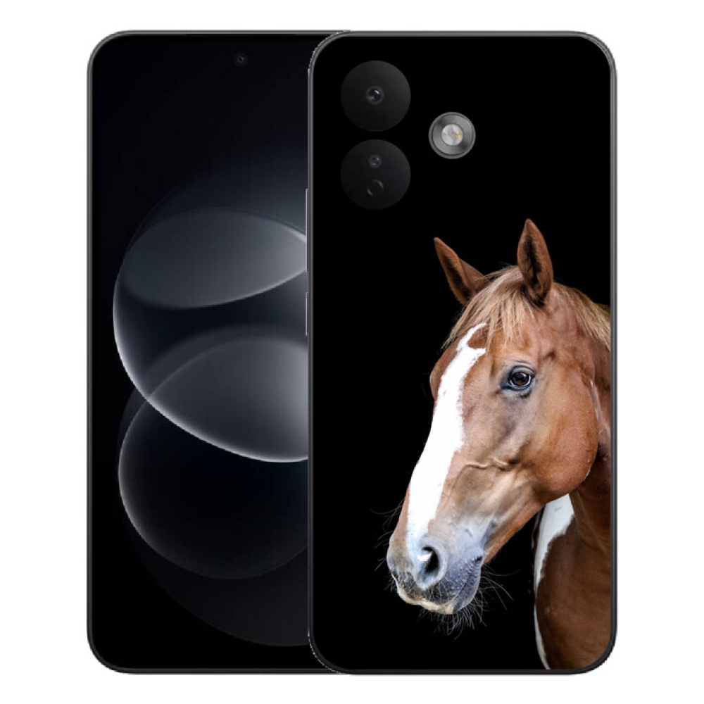 Gélový kryt mmCase na Xiaomi Redmi Note 17 Pro 5G - hnedý kôň 3