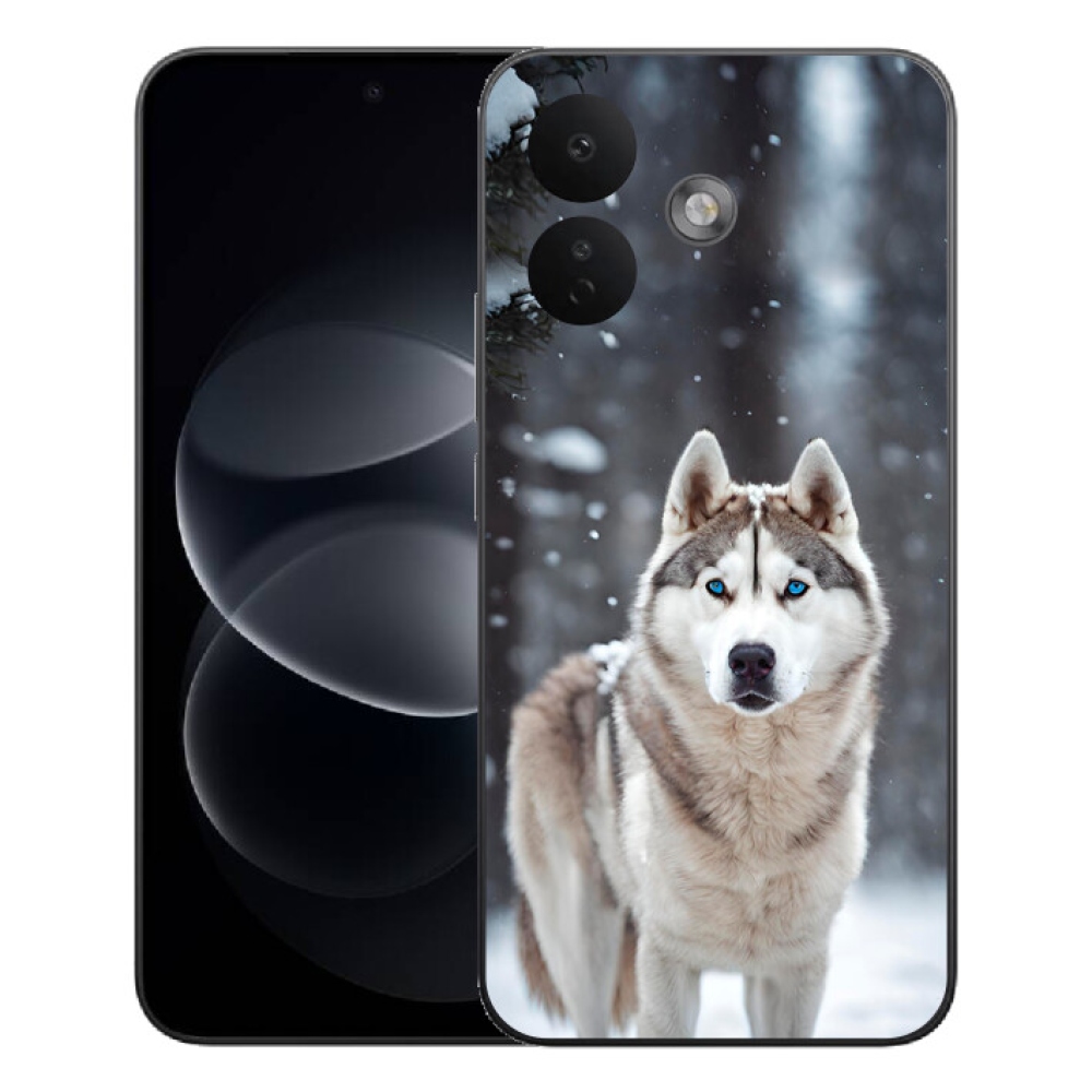 Gélový kryt mmCase na Xiaomi Redmi Note 17 Pro 5G - husky 2