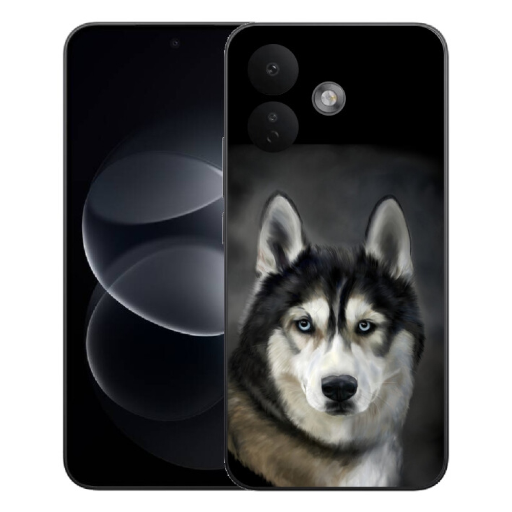 Gélový kryt mmCase na Xiaomi Redmi Note 17 Pro 5G - husky