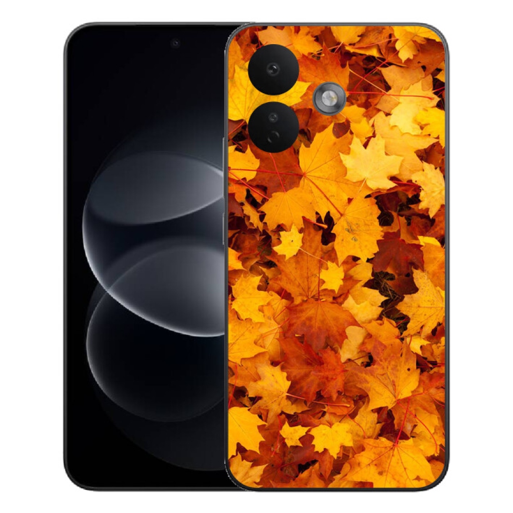 Gélový kryt mmCase na Xiaomi Redmi Note 17 Pro 5G - javorové listy