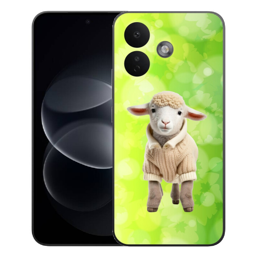 Gélový kryt mmCase na Xiaomi Redmi Note 17 Pro 5G - jahňa vo svetri