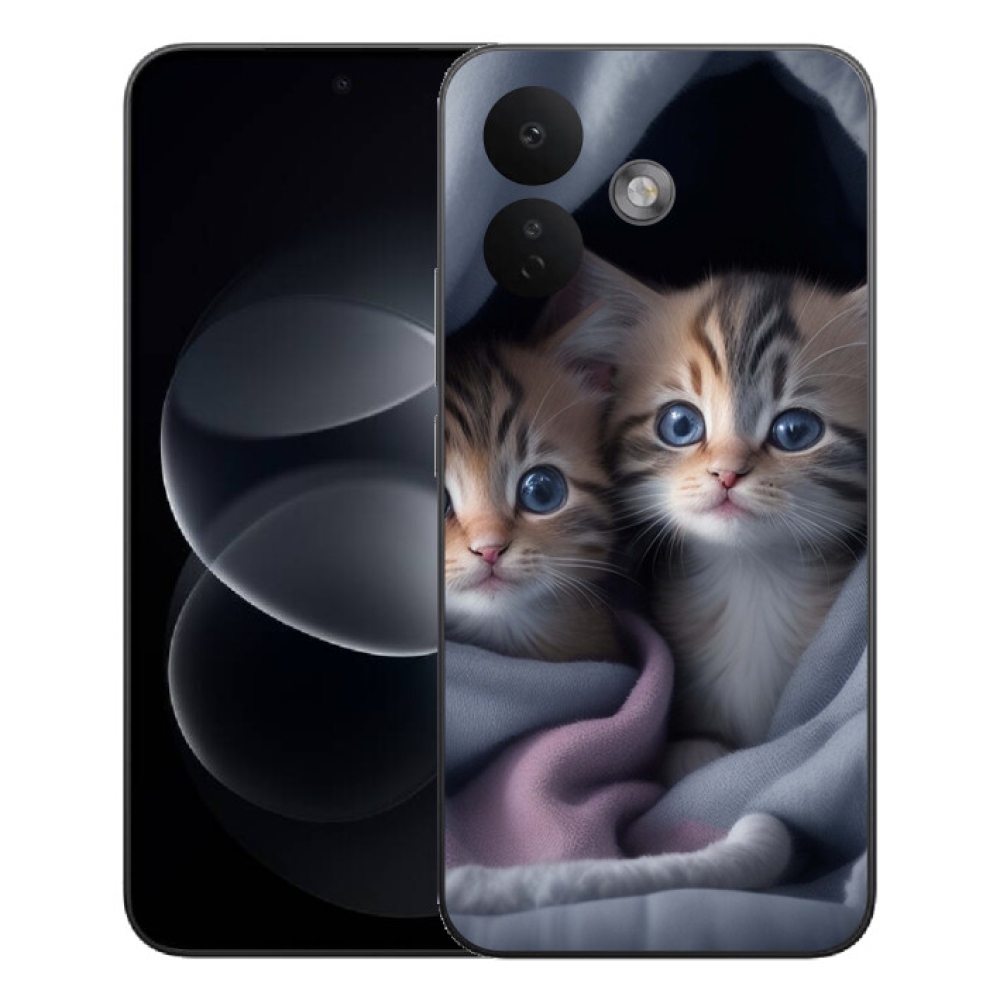 Gélový kryt mmCase na Xiaomi Redmi Note 17 Pro 5G - mačacie duo 2
