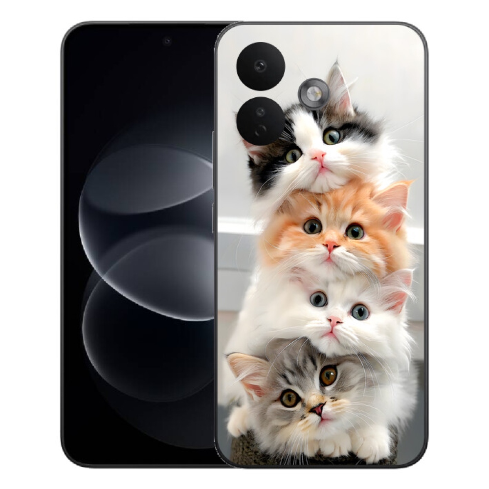 Gélový kryt mmCase na Xiaomi Redmi Note 17 Pro 5G - mačacia partia