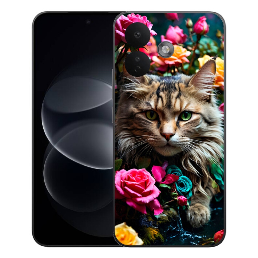 Gélový kryt mmCase na Xiaomi Redmi Note 17 Pro 5G - mačacie pohľad 2