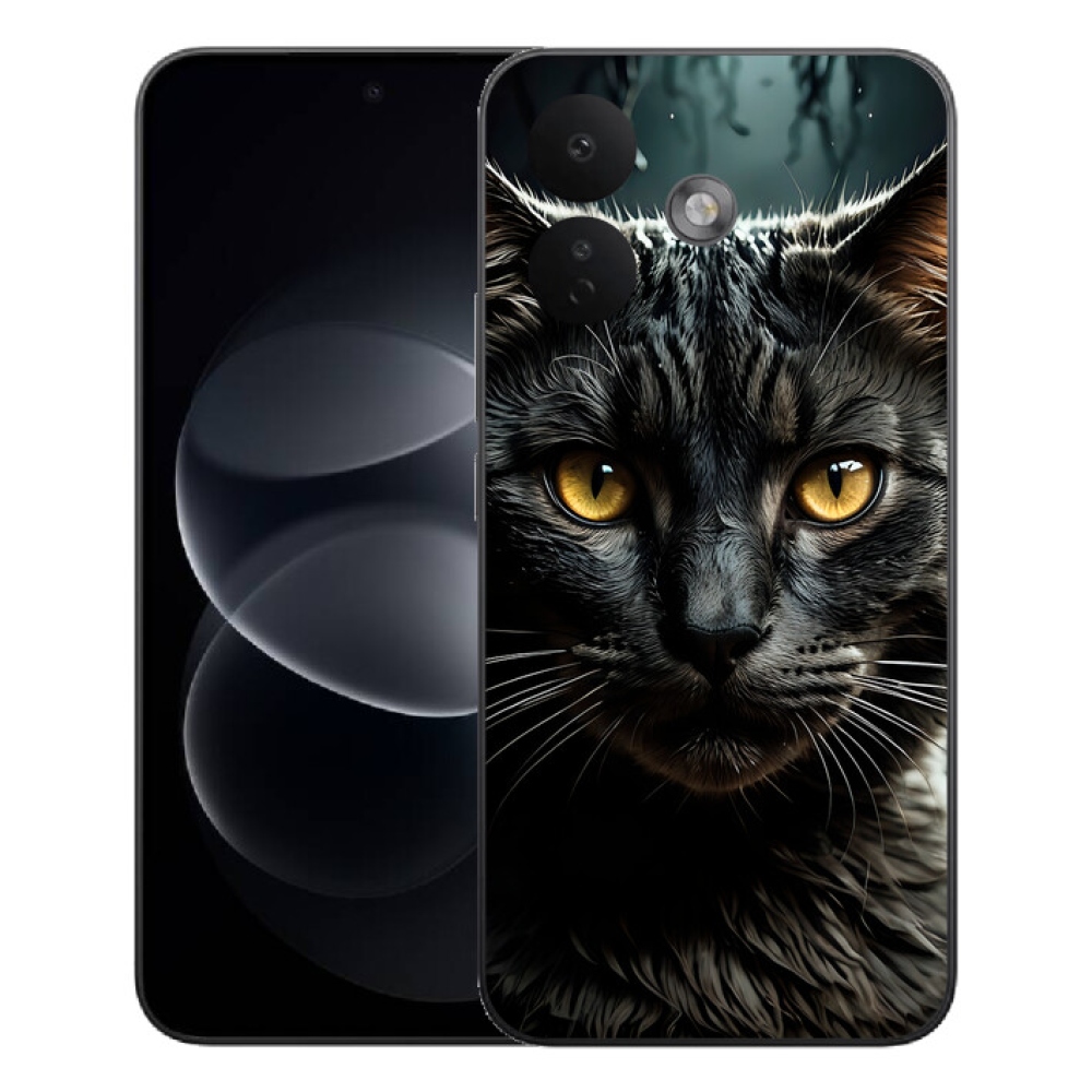 Gélový kryt mmCase na Xiaomi Redmi Note 17 Pro 5G - mačacie pohľad 3