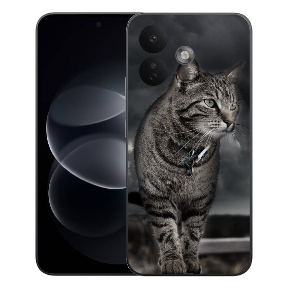 Gélový kryt mmCase na Xiaomi Redmi Note 17 Pro 5G - mačka