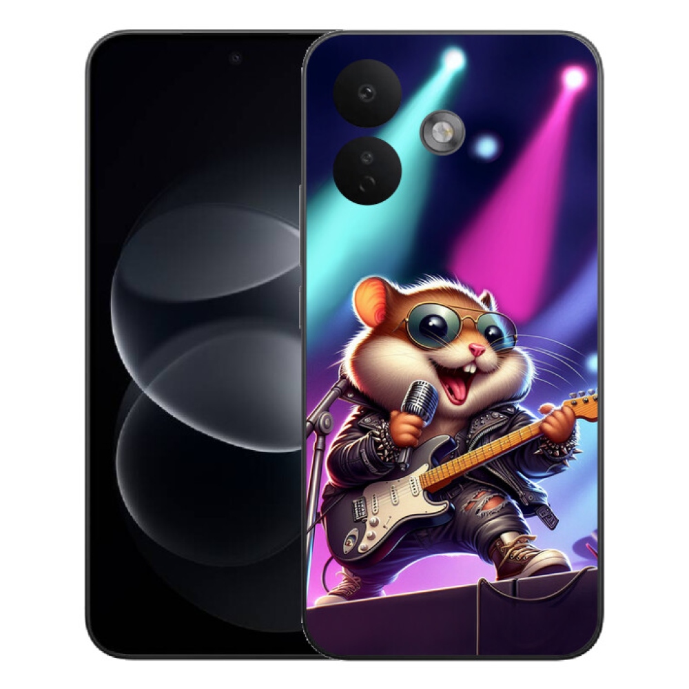 Gélový kryt mmCase na Xiaomi Redmi Note 17 Pro 5G - škrečok rocker