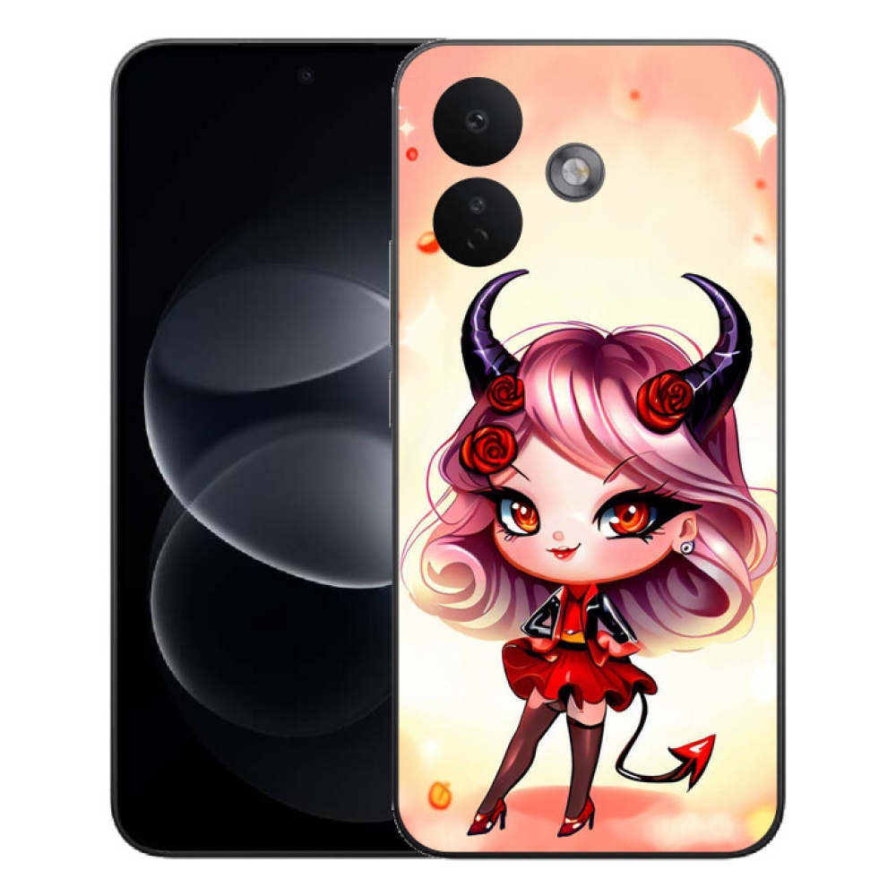 Gélový kryt mmCase na Xiaomi Redmi Note 17 Pro 5G - kreslená čertica