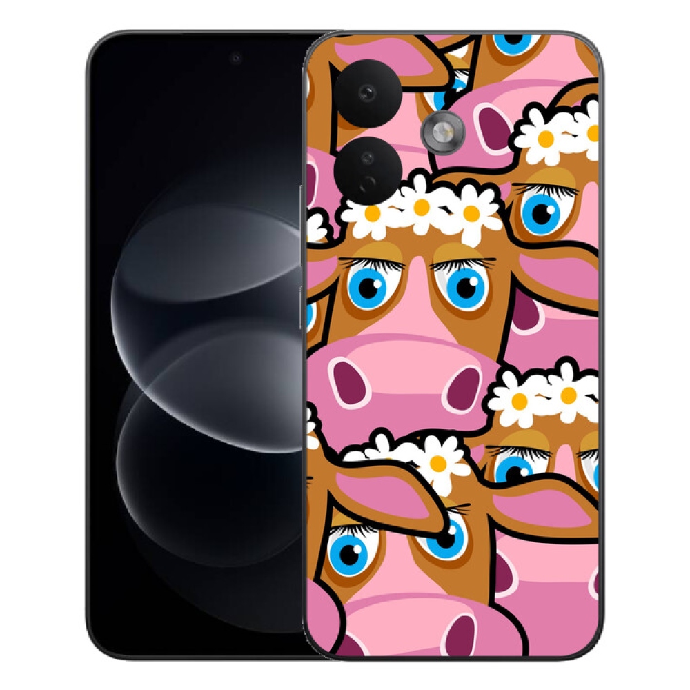 Gélový kryt mmCase na Xiaomi Redmi Note 17 Pro 5G - kreslené kravičky