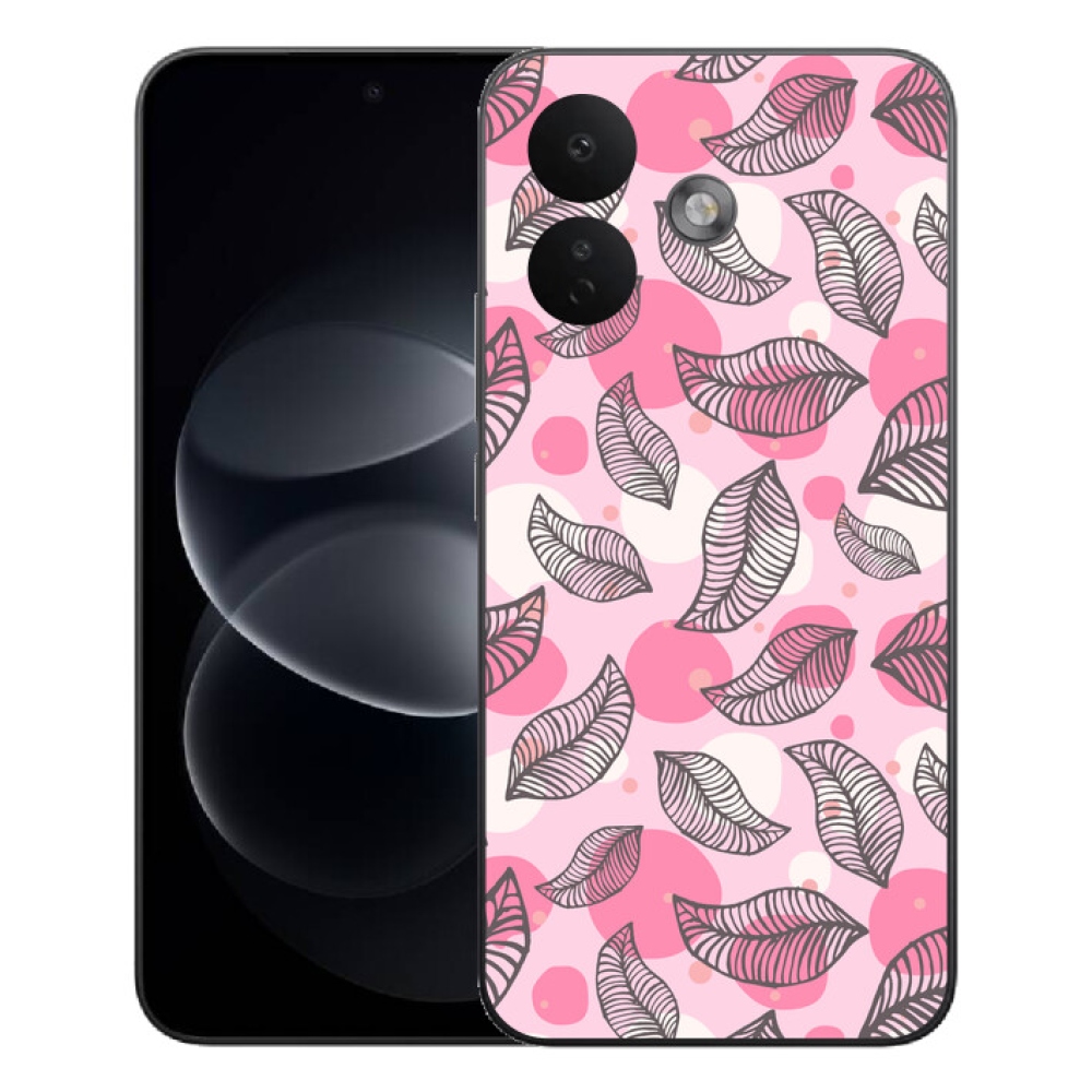 Gélový kryt mmCase na Xiaomi Redmi Note 17 Pro 5G - kreslené padajúce listy