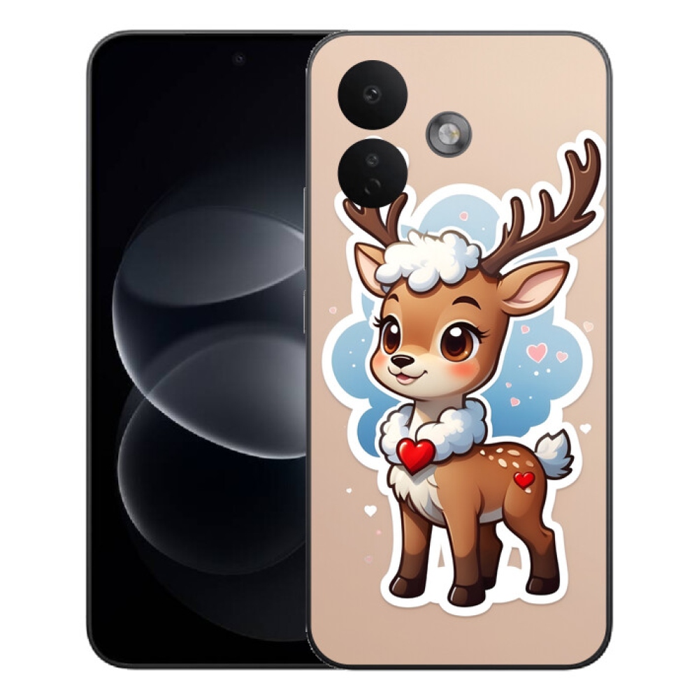 Gélový kryt mmCase na Xiaomi Redmi Note 17 Pro 5G - kreslený sob