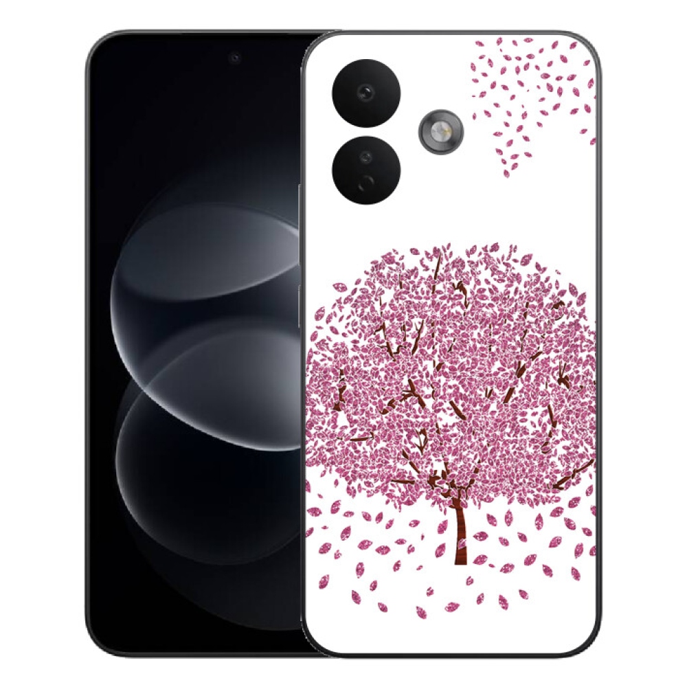 Gélový kryt mmCase na Xiaomi Redmi Note 17 Pro 5G - kreslený strom s listami