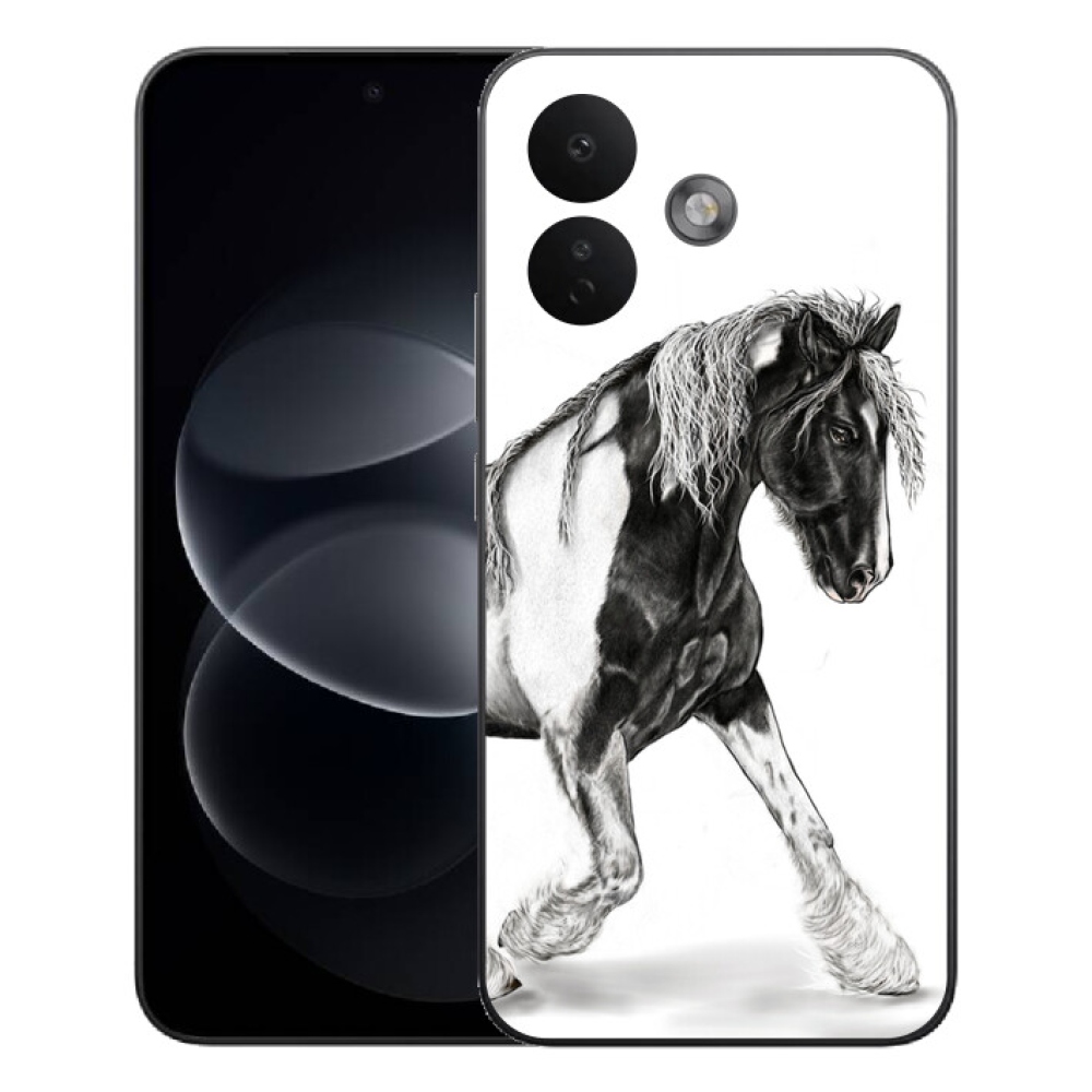 Gélový kryt mmCase na Xiaomi Redmi Note 17 Pro 5G - kôň