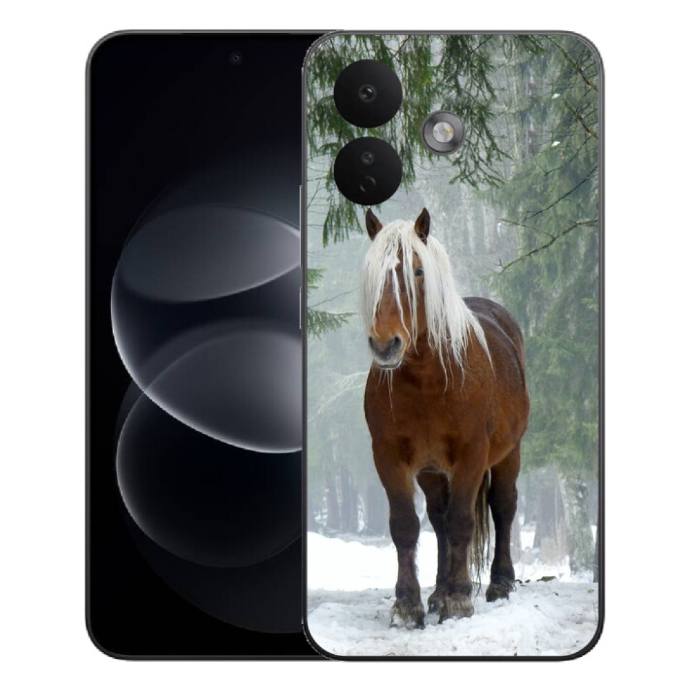 Gélový kryt mmCase na Xiaomi Redmi Note 17 Pro 5G - kôň v lese