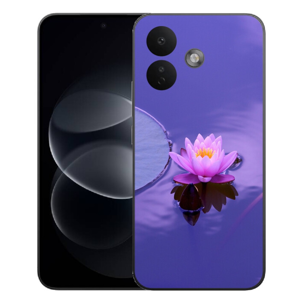 Gélový kryt mmCase na Xiaomi Redmi Note 17 Pro 5G - kvet na hladine