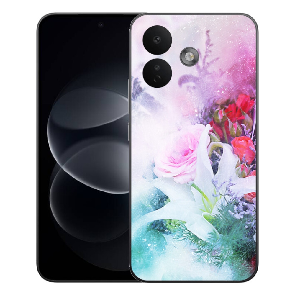 Gélový kryt mmCase na Xiaomi Redmi Note 17 Pro 5G - kvety 4