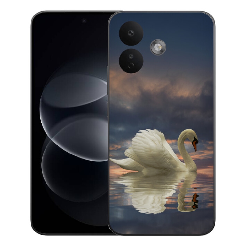 Gélový kryt mmCase na Xiaomi Redmi Note 17 Pro 5G - labuť