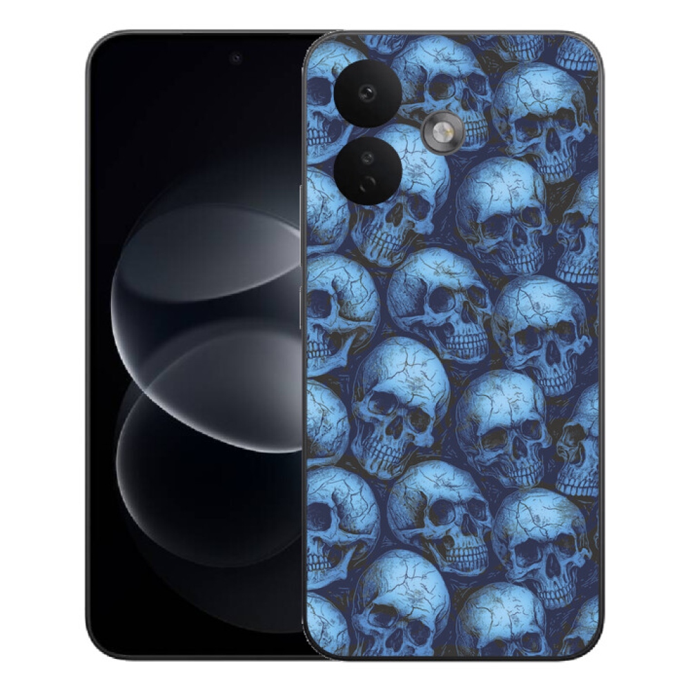 Gélový kryt mmCase na Xiaomi Redmi Note 17 Pro 5G - lebky