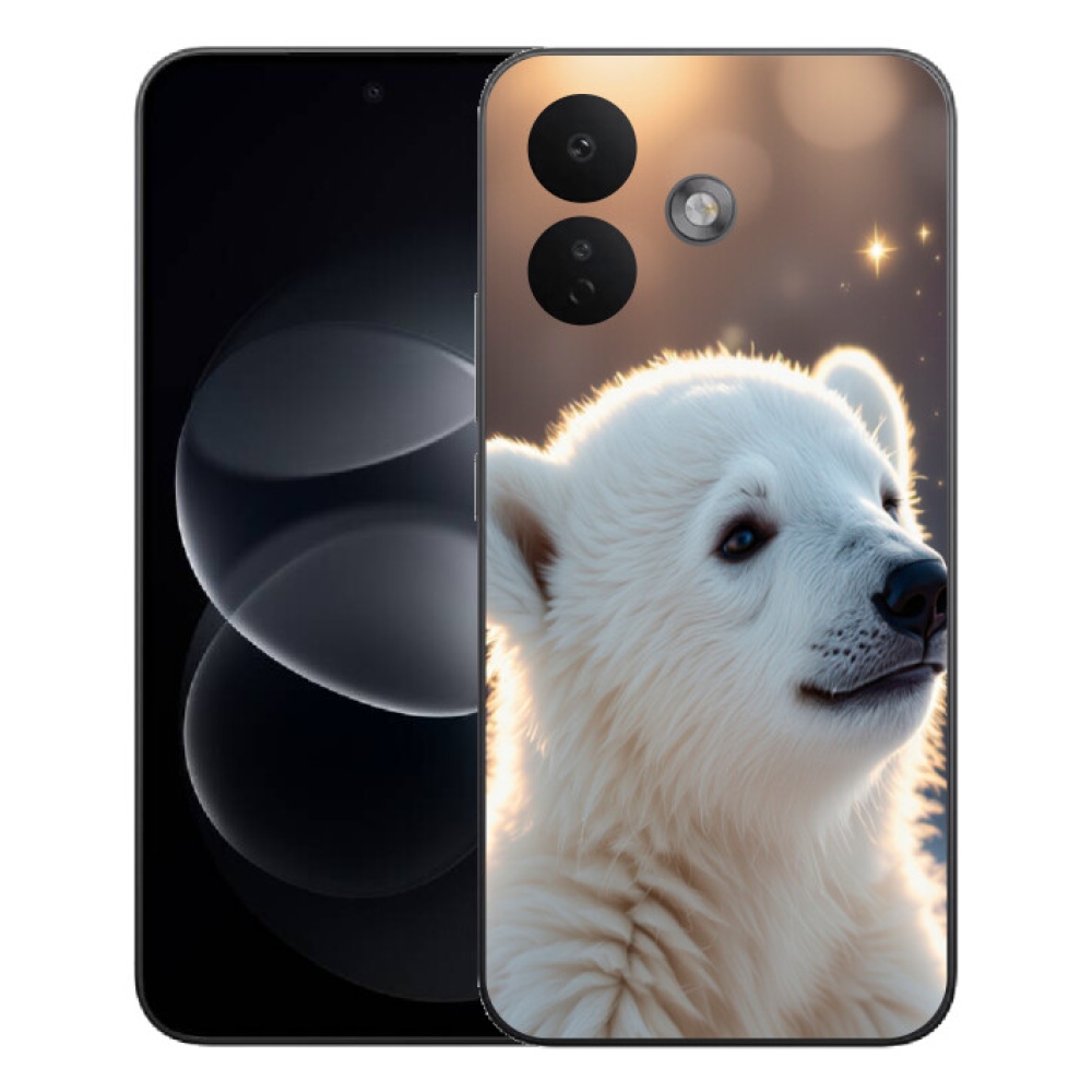 Gélový kryt mmCase na Xiaomi Redmi Note 17 Pro 5G - ľadový medveď