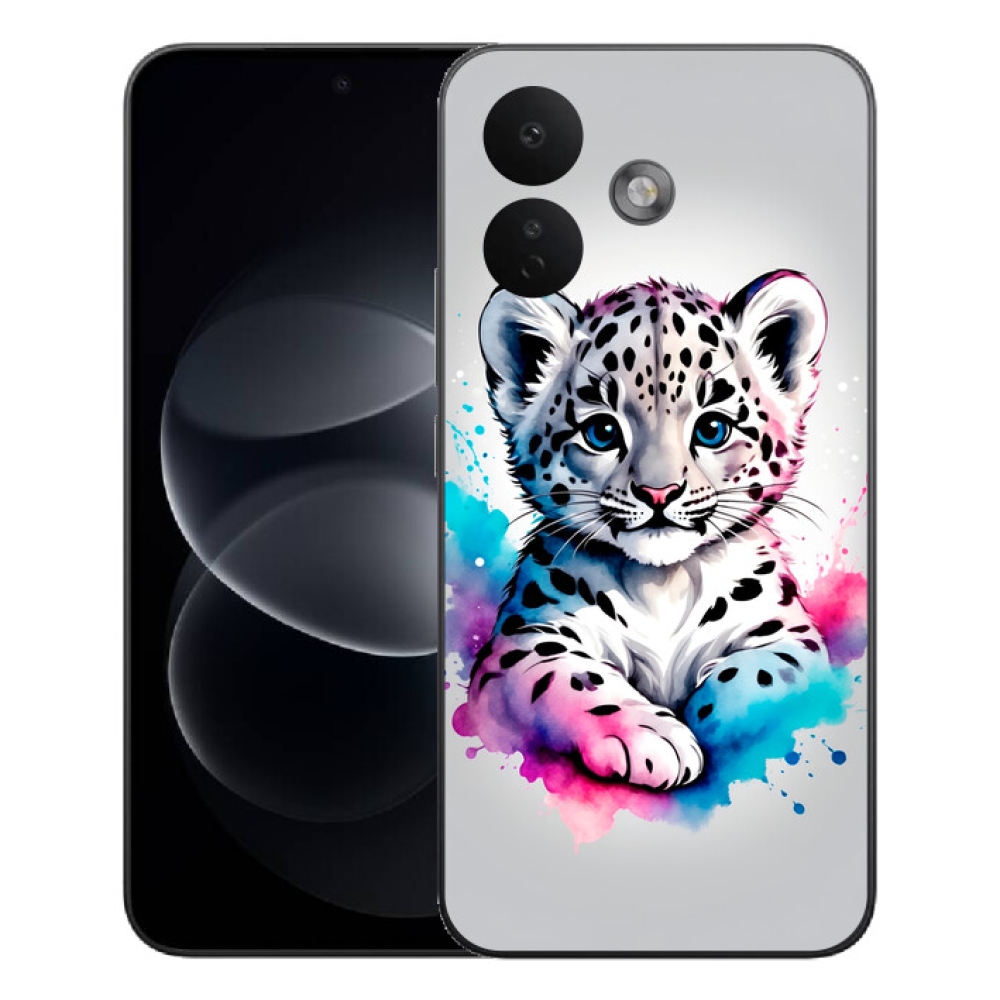 Gélový kryt mmCase na Xiaomi Redmi Note 17 Pro 5G - leopardej mláďa