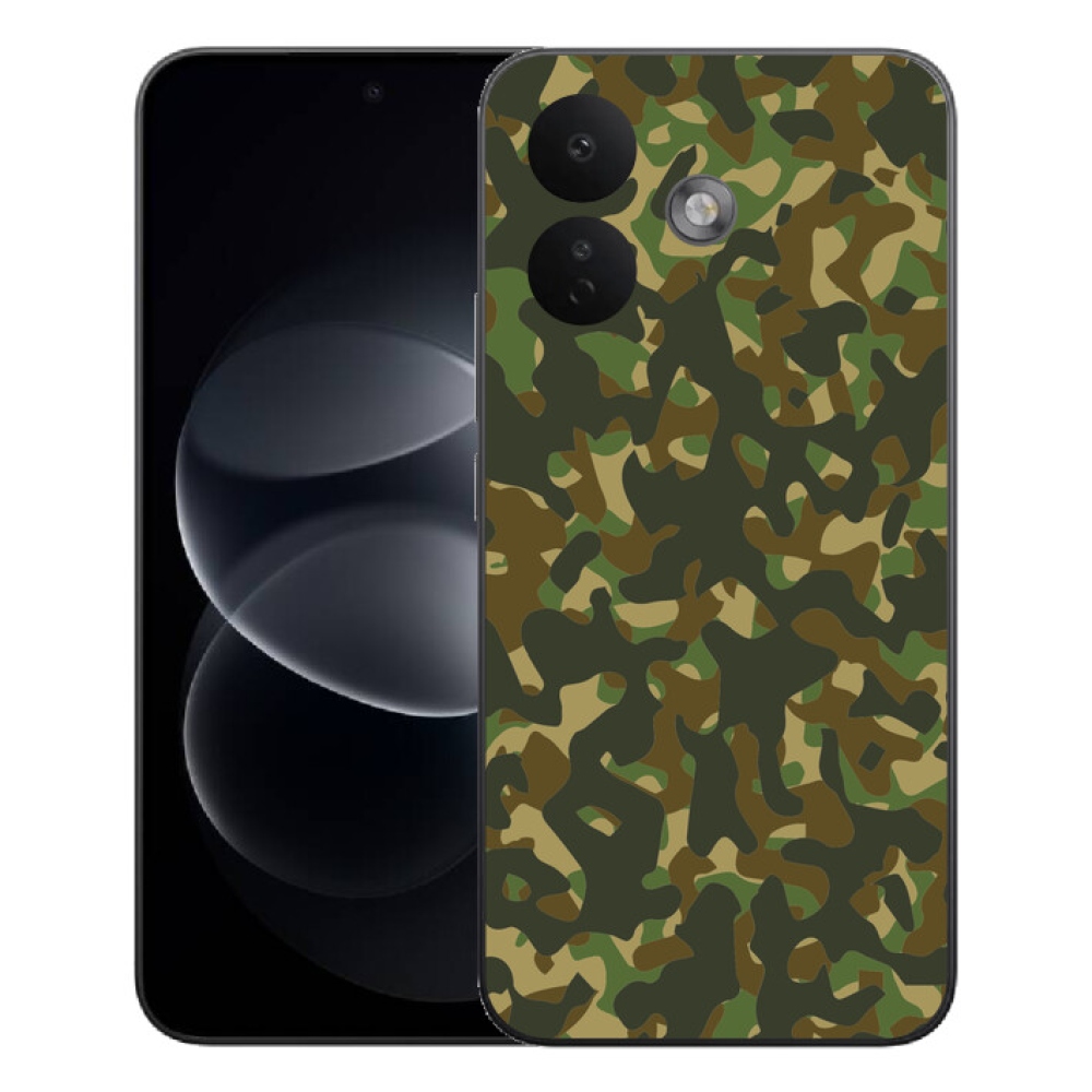 Gélový kryt mmCase na Xiaomi Redmi Note 17 Pro 5G - maskáčový vzor 1