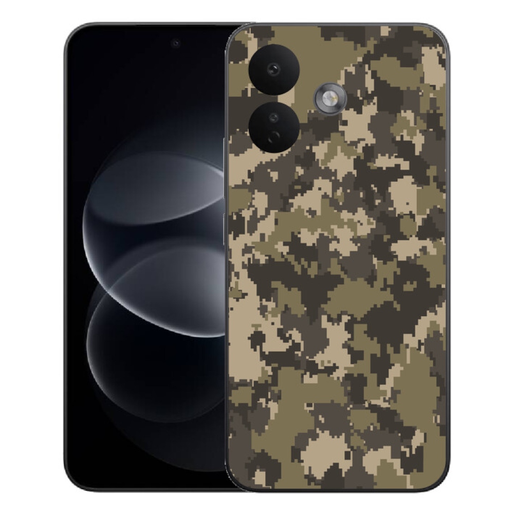 Gélový kryt mmCase na Xiaomi Redmi Note 17 Pro 5G - maskáčový vzor 12