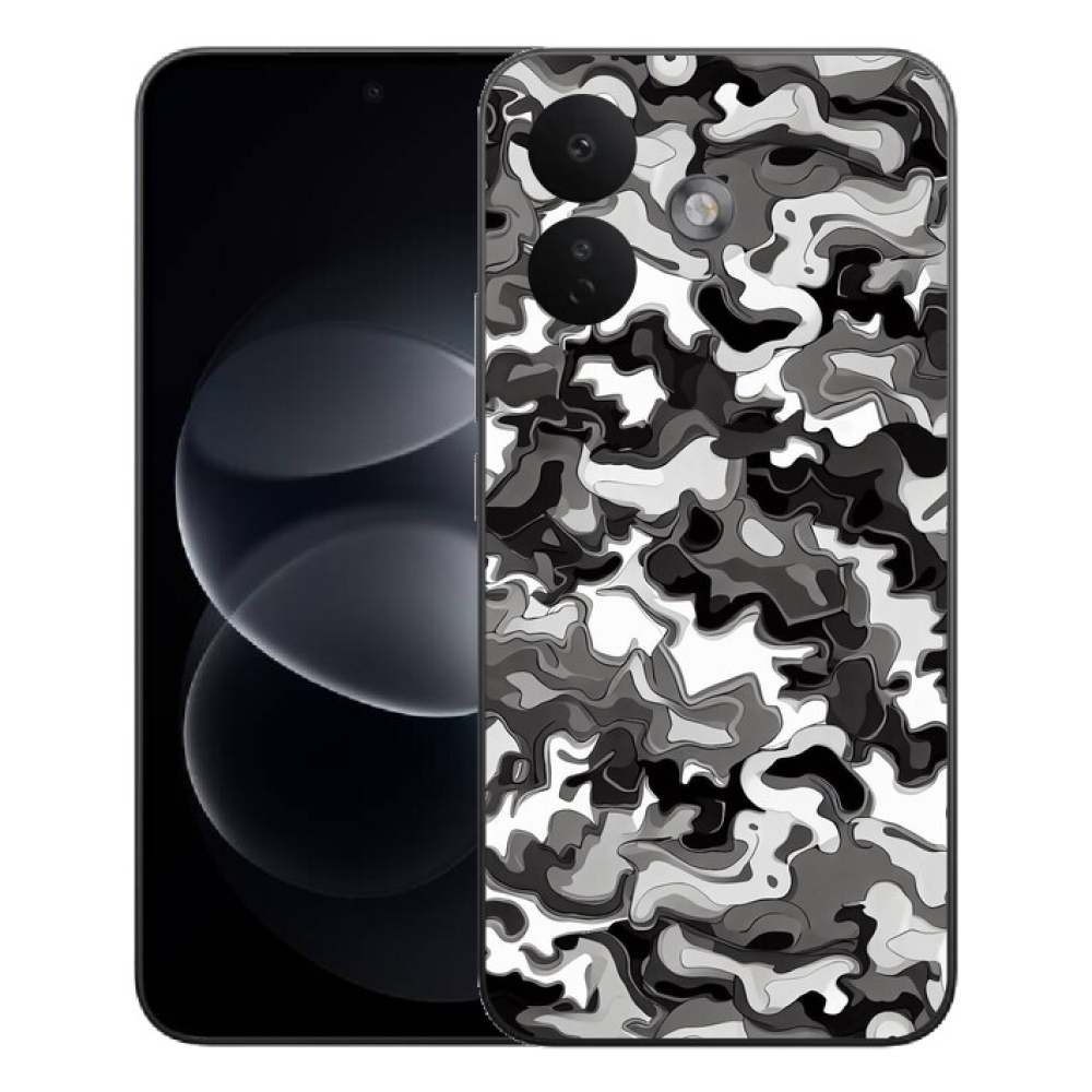 Gélový kryt mmCase na Xiaomi Redmi Note 17 Pro 5G - maskáčový vzor 3