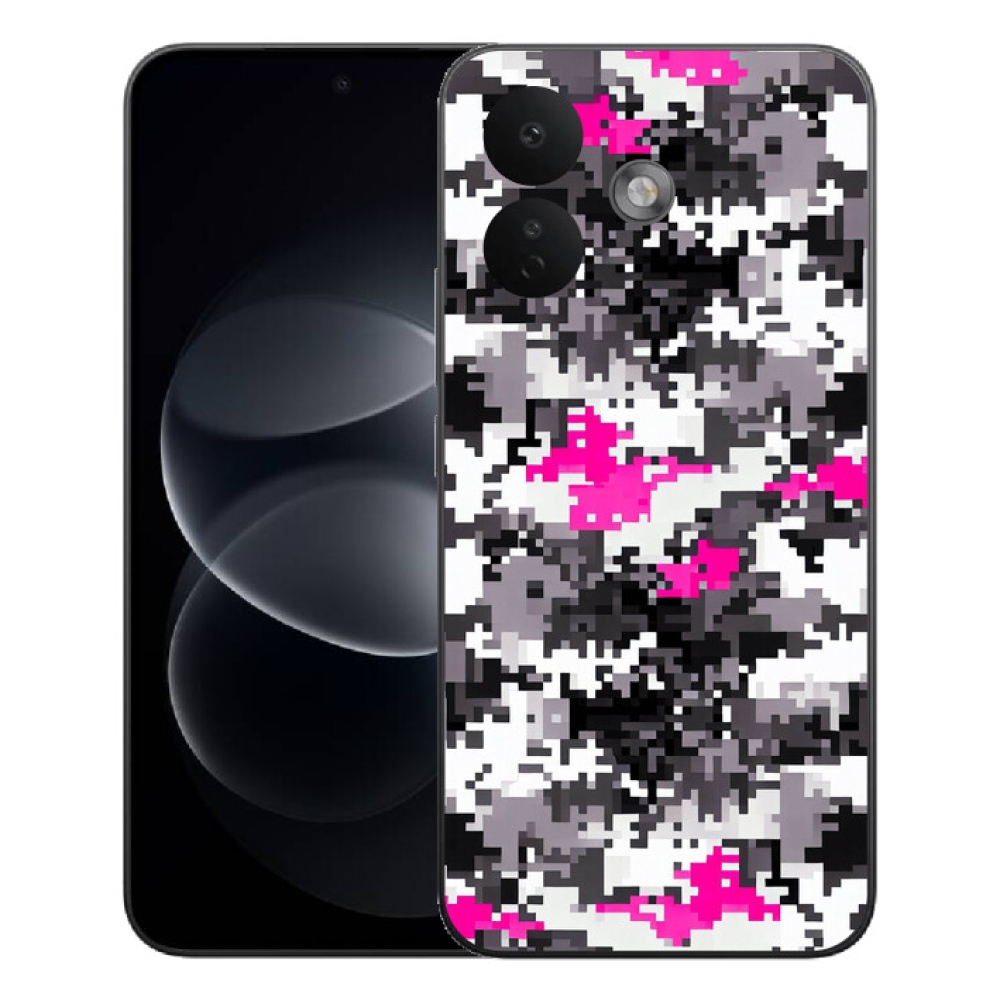 Gélový kryt mmCase na Xiaomi Redmi Note 17 Pro 5G - maskáčový vzor 4
