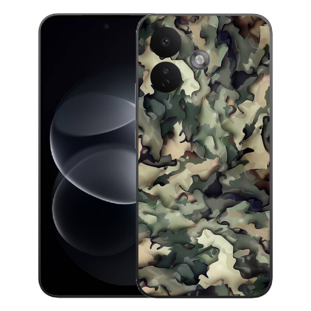 Gélový kryt mmCase na Xiaomi Redmi Note 17 Pro 5G - maskáčový vzor 9