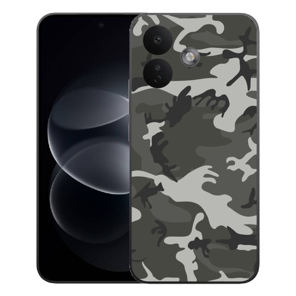 Gélový kryt mmCase na Xiaomi Redmi Note 17 Pro 5G - maskáčový vzor