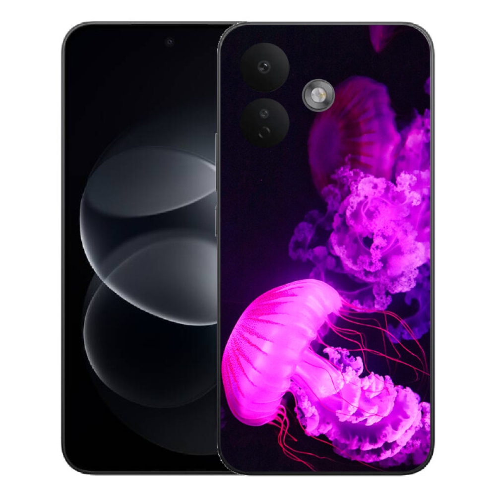 Gélový kryt mmCase na Xiaomi Redmi Note 17 Pro 5G - medúza 1