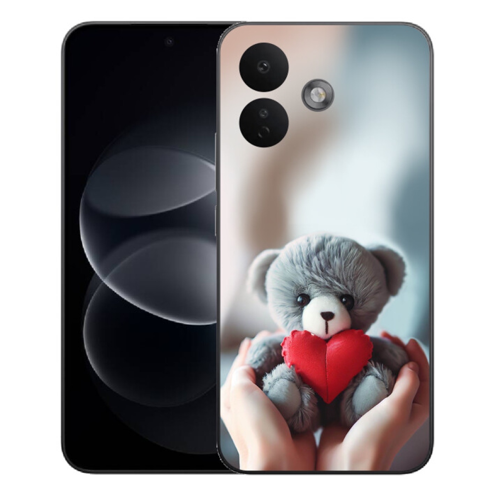 Gélový kryt mmCase na Xiaomi Redmi Note 17 Pro 5G - medvedík pre zamilovaných
