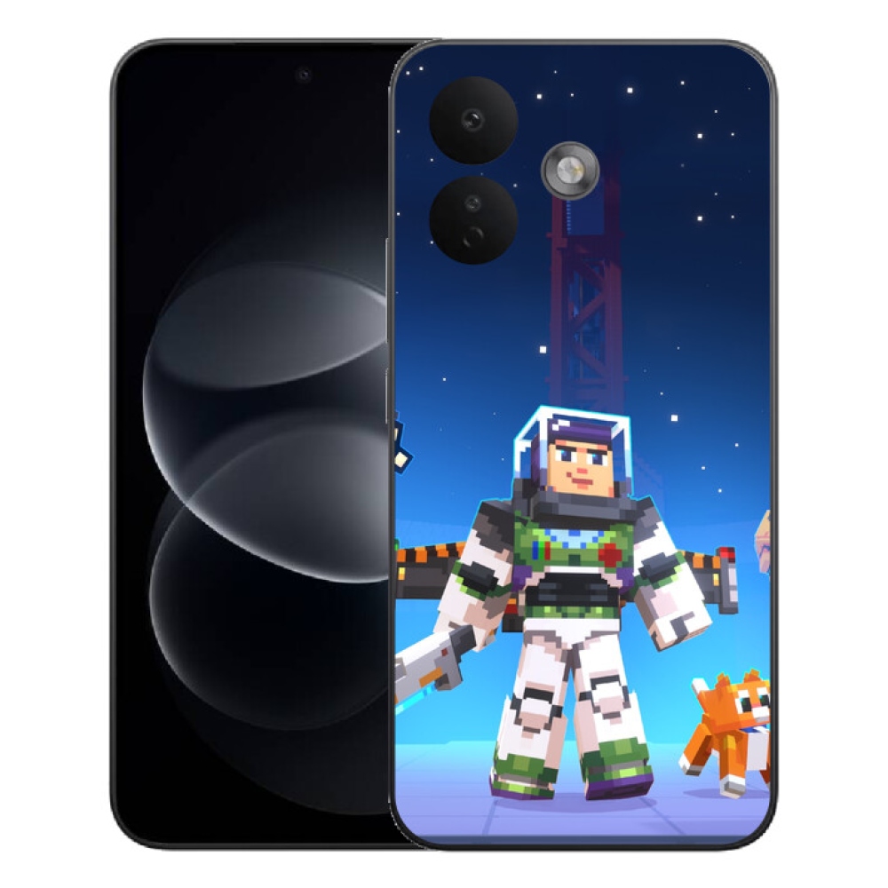 Gélový kryt mmCase na Xiaomi Redmi Note 17 Pro 5G - minecraft 2