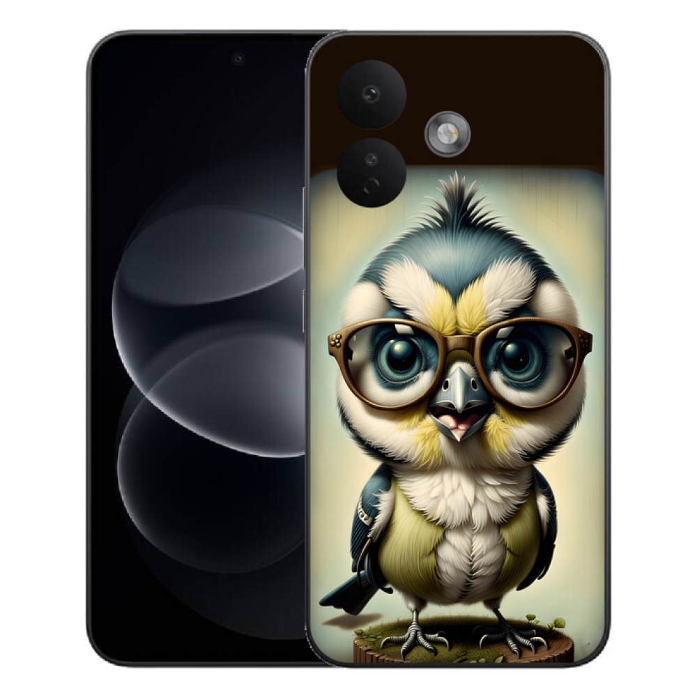 Gélový kryt mmCase na Xiaomi Redmi Note 17 Pro 5G - mláďa s okuliarmi