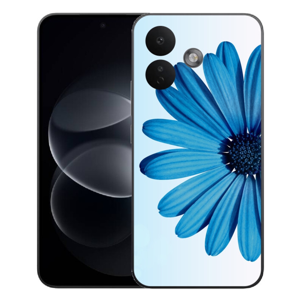 Gélový kryt mmCase na Xiaomi Redmi Note 17 Pro 5G - modrá margaréta