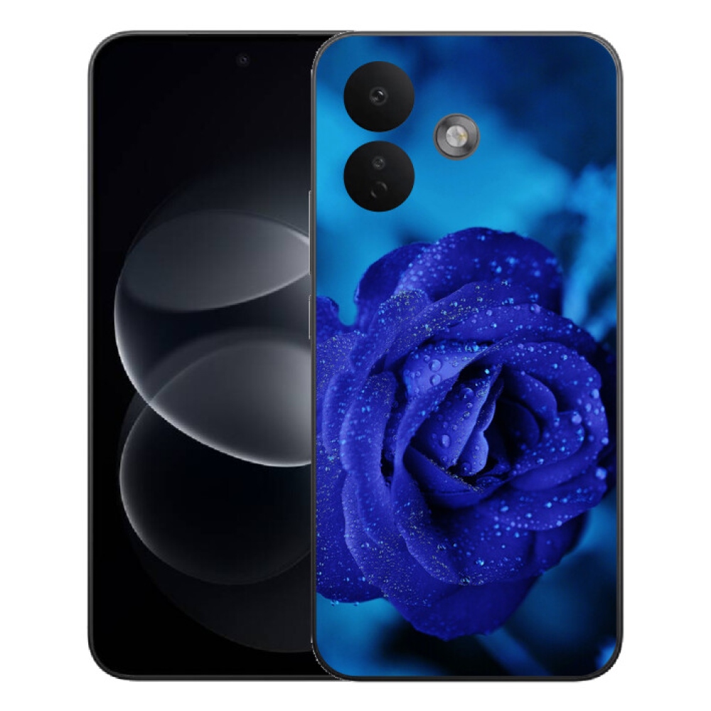Gélový kryt mmCase na Xiaomi Redmi Note 17 Pro 5G - modrá ruža