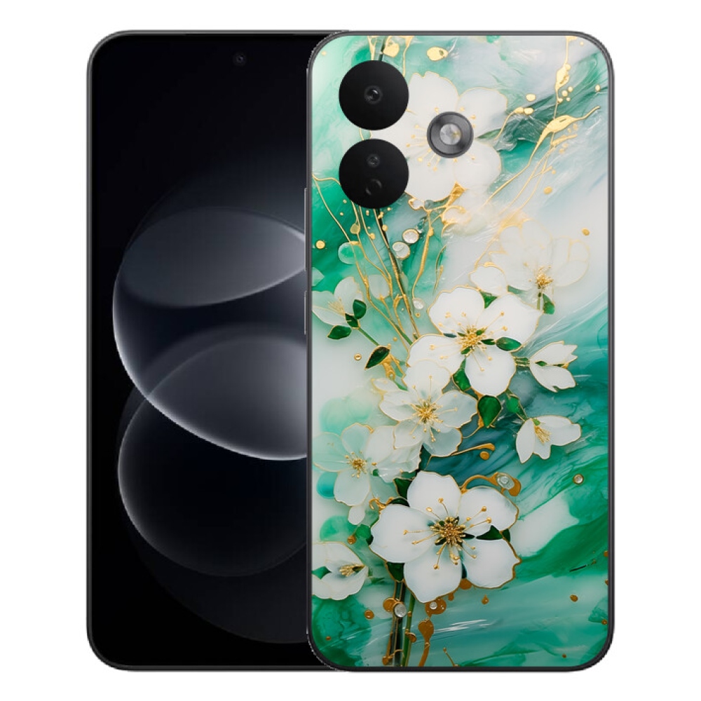 Gélový kryt mmCase na Xiaomi Redmi Note 17 Pro 5G - nežné kvety