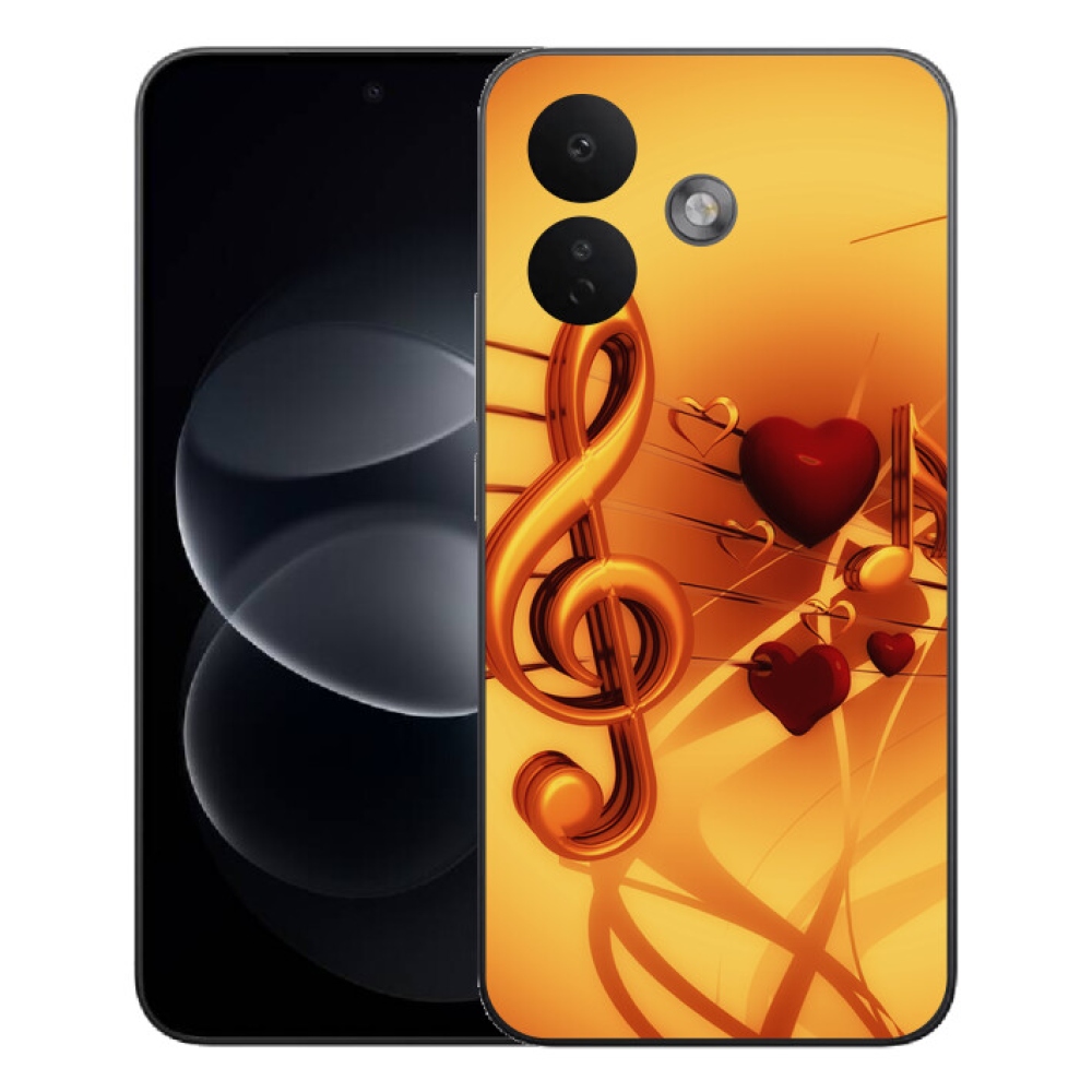 Gélový kryt mmCase na Xiaomi Redmi Note 17 Pro 5G - noty