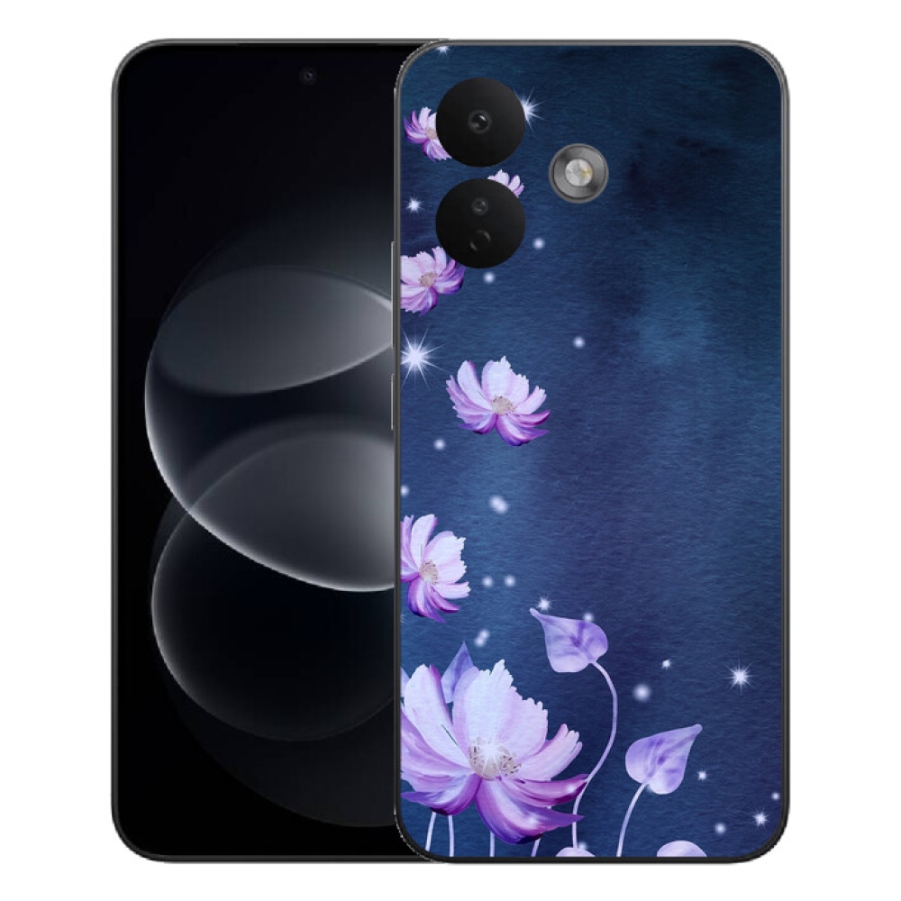Gélový kryt mmCase na Xiaomi Redmi Note 17 Pro 5G - padajúce kvety
