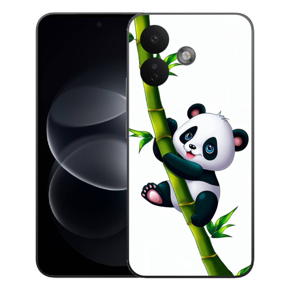 Gélový kryt mmCase na Xiaomi Redmi Note 17 Pro 5G - panda na bambuse