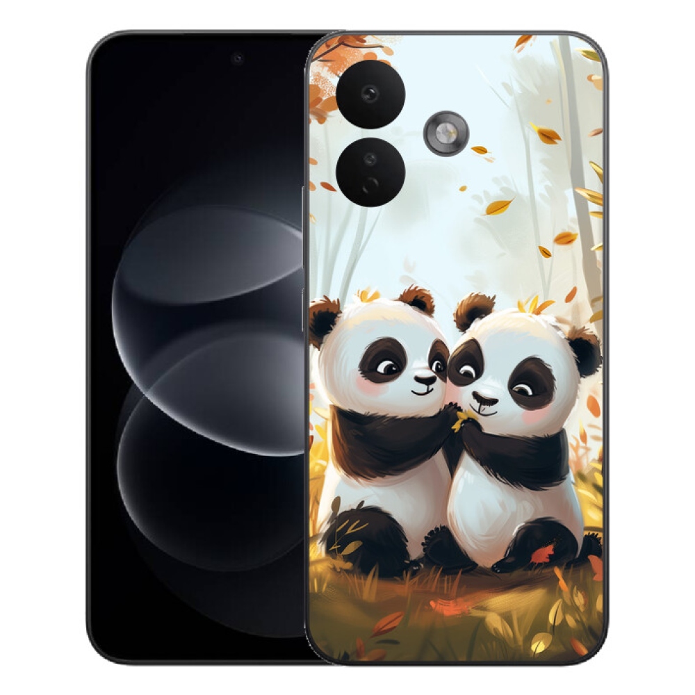 Gélový kryt mmCase na Xiaomi Redmi Note 17 Pro 5G - pandy