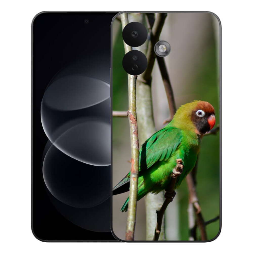 Gélový kryt mmCase na Xiaomi Redmi Note 17 Pro 5G - papagáj agapornis