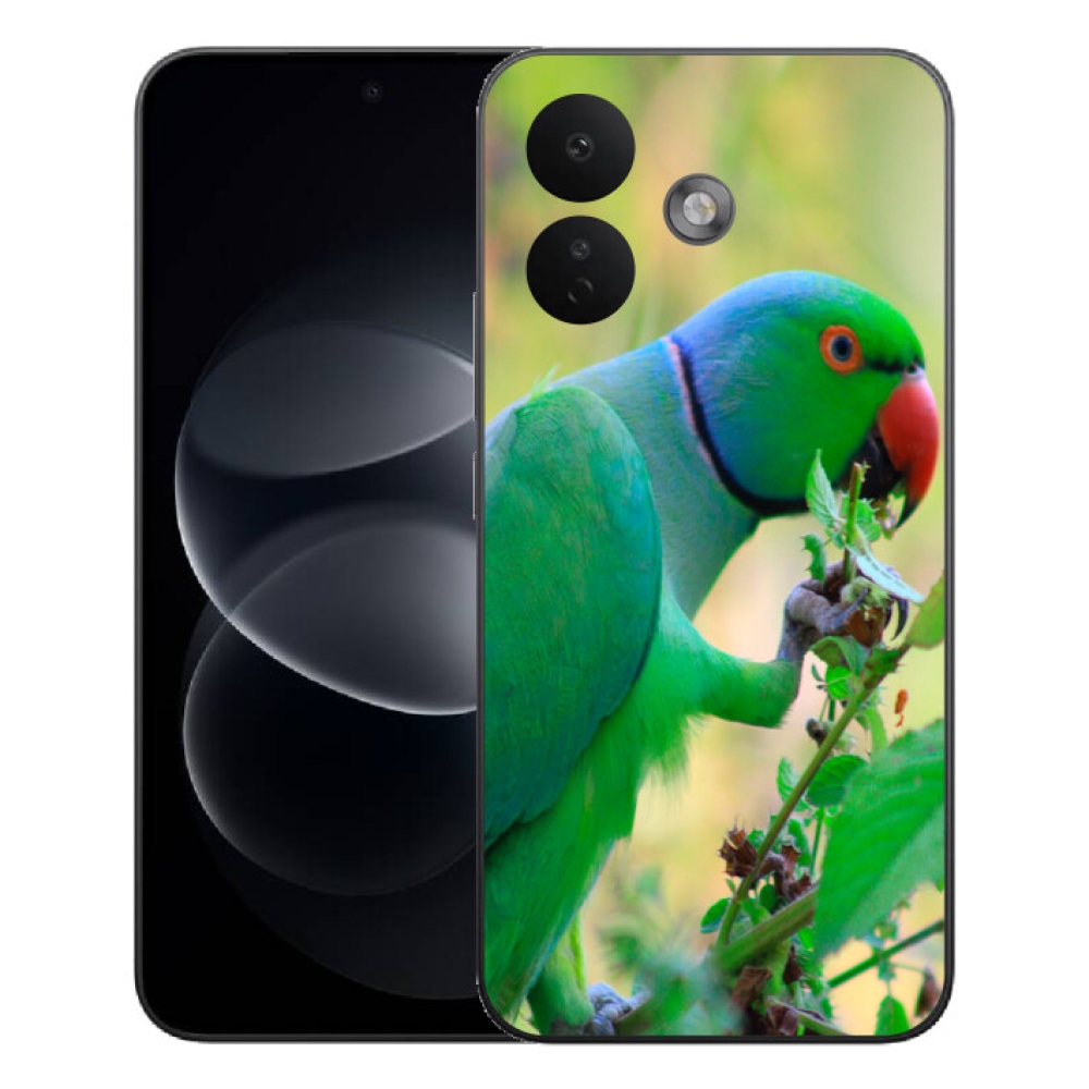 Gélový kryt mmCase na Xiaomi Redmi Note 17 Pro 5G - papagáj Alexandr