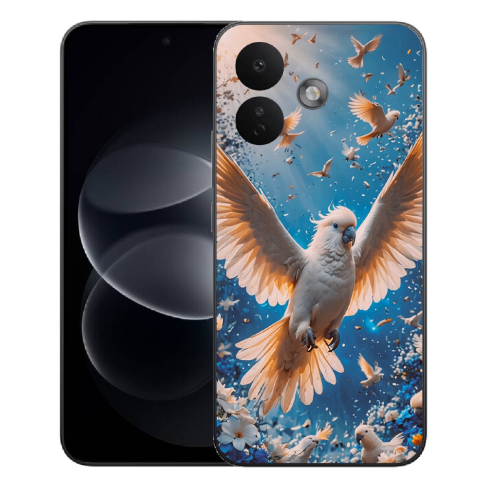 Gélový kryt mmCase na Xiaomi Redmi Note 17 Pro 5G - papagáj kakadu