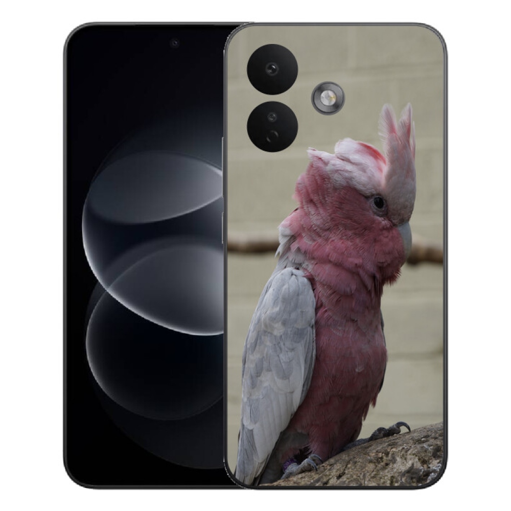 Gélový kryt mmCase na Xiaomi Redmi Note 17 Pro 5G - papagáj kakadu ružový