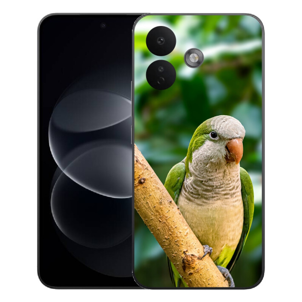 Gélový kryt mmCase na Xiaomi Redmi Note 17 Pro 5G - papagáj mníšok